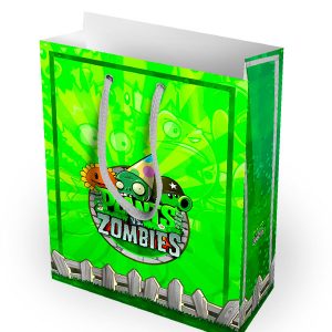¡Sorprende a tus invitados desde el primer momento! Las bolsitas para dulces personalizadas de Plantas contra Zombis son el recuerdo ideal para cerrar con broche de oro cualquier cumpleaños, aniversario o celebración temática.
