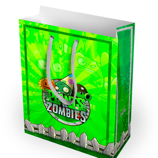 ¡Sorprende a tus invitados desde el primer momento! Las bolsitas para dulces personalizadas de Plantas contra Zombis son el recuerdo ideal para cerrar con broche de oro cualquier cumpleaños, aniversario o celebración temática.