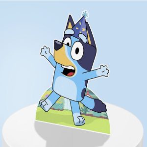 Siluetas de Centro de Mesa Bluey Personalizadas