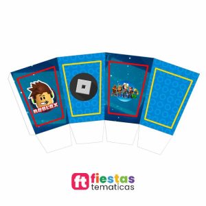 🍿 Cajitas de Pop Corn Personalizadas Roblox Niño para Fiestas y Eventos Haz que tu mesa de dulces destaque con estas espectaculares cajitas de pop corn diseñadas especialmente para tu celebración. Son el recuerdo perfecto y un elemento decorativo que a niños y adultos les encantará.
