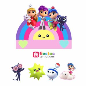 ✨ Pack de Toppers Personalizados de Vera y el Reino Arcoíris – Alto Relieve Premium ✨ ¿Quieres que tu torta sea el centro de todas las miradas? Nuestro Pack de Toppers Personalizados es la solución perfecta para transformar un pastel sencillo en una verdadera obra de arte decorativa.